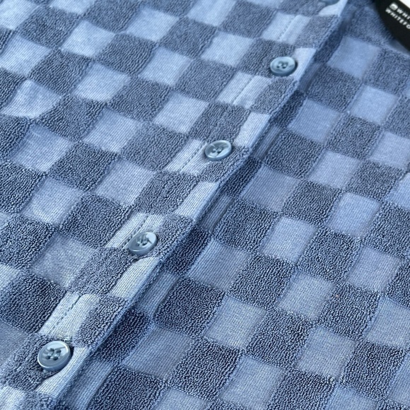 White Fox NWT Throw It Back Terry Playsuit Romper Size XS Steel Check - Picture 6 of 12